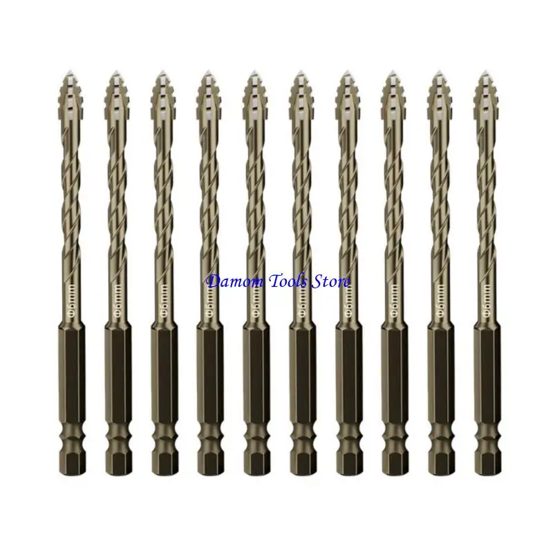 57BE Multiple Size Cementite Drill Dry Drilling Hard Materials 6mm 8mm 10mm 12mm