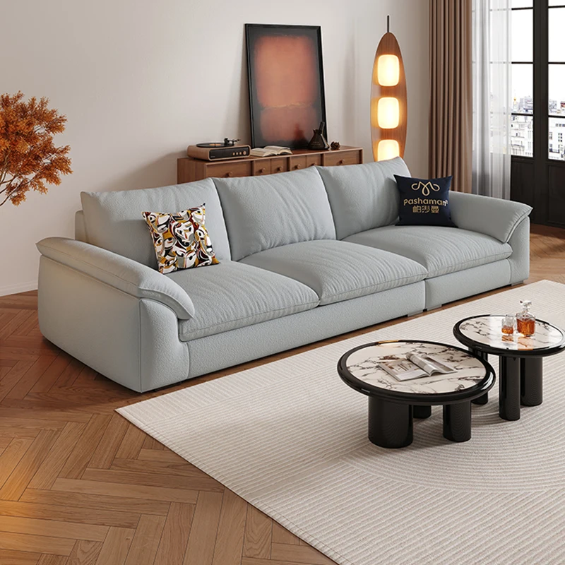 

Living Room Loveseat Apartamento Sofa Ergonomic Curve Puffs Barber Couch European Lounge Mobili Per La Casa Bed Set Furniture