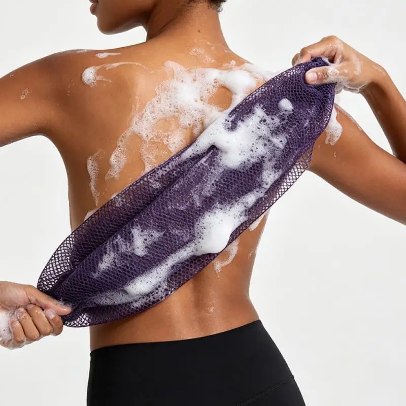 1PCS Beauty Skin Exfoliating Cloth Washcloth Japanese Body Wash Towel Nylon Bath Towel Skin Polishing Towel Scrubber