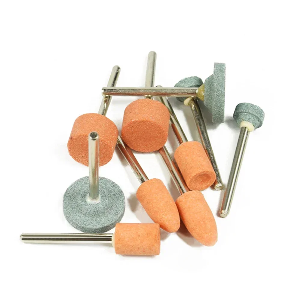 11pcs/set Abrasive Sanding Pads 3mm Shank Polishing Wheel Cutting Engraving Heads For Dremel Electric Drill Rotary Tools