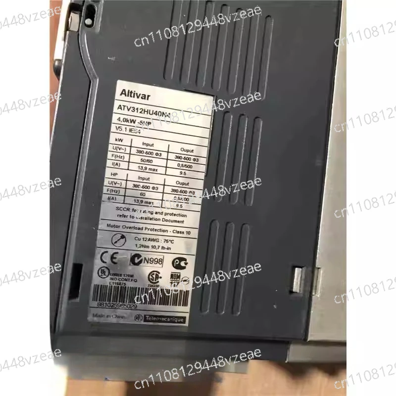 

Инвертор ATV312HU40N4 4 кВт 380 В, протестирован, в хорошем состоянии.
