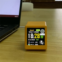 -A94Z Smart Touch Weather Station Wifi Desk Digital Analog Alarm Clock Small Album Photo Frame Mini Desk Clocks Home