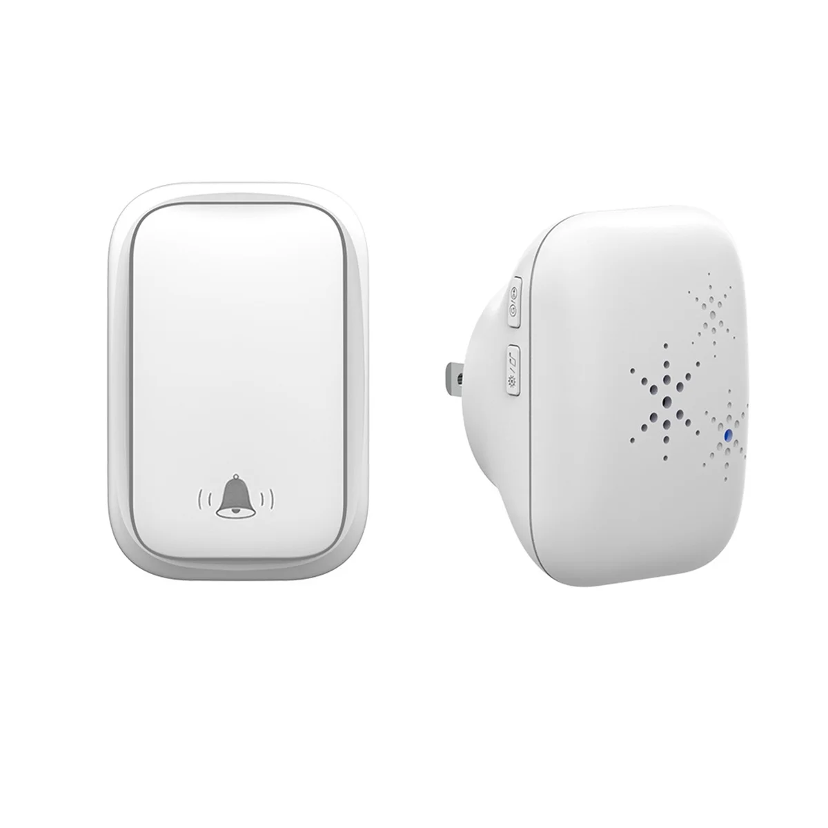 Wireless Doorbell for Home Battery Free Waterproof Doorbell 3 Volume Levels 38 Song for Home/Office/Classroom-US Plug