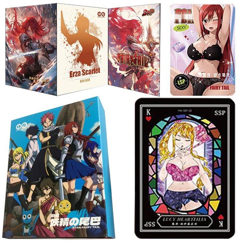 2024 Newest Fairy Tail Collection Card Lucy Heartphilia Dragneel ACG TCG Japanese Anime Booster Box Doujin Toys And Hobbies Gift