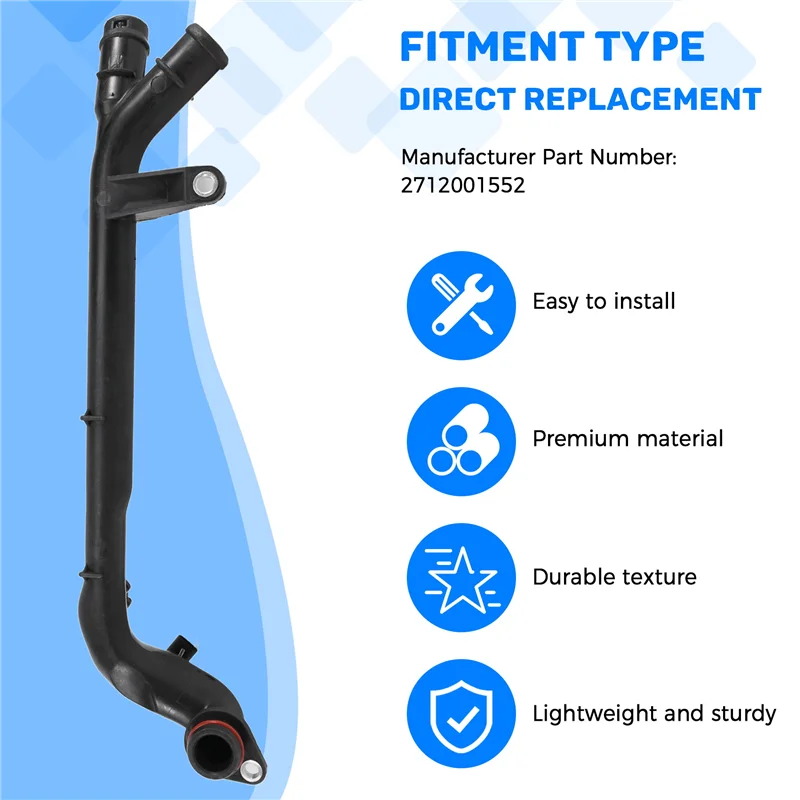 

A45F-Водопроводный масляный радиатор до головки блока цилиндров для Mercedes-Benz W203 C230 2712001552