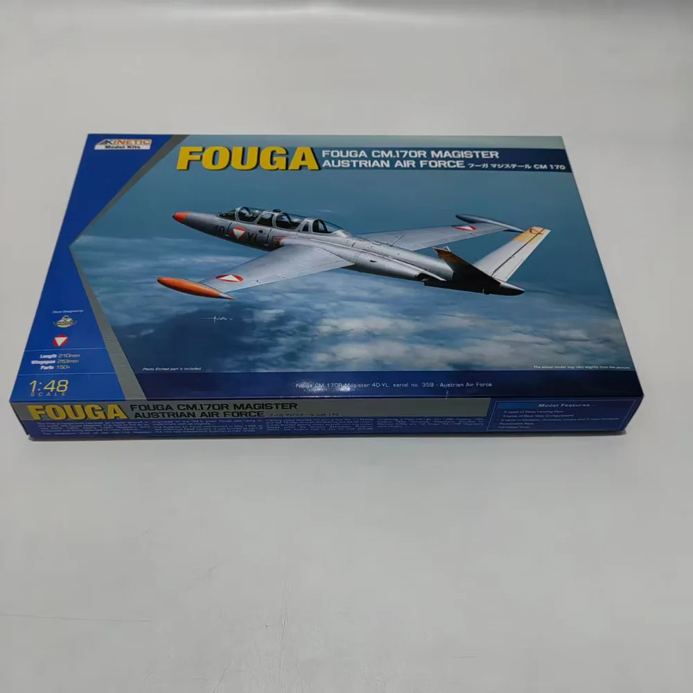 

Кинетические модели K48059, масштаб 1/48 Fouga CM.170R Magister, австрийский комплект пластиковых моделей AF для сборки