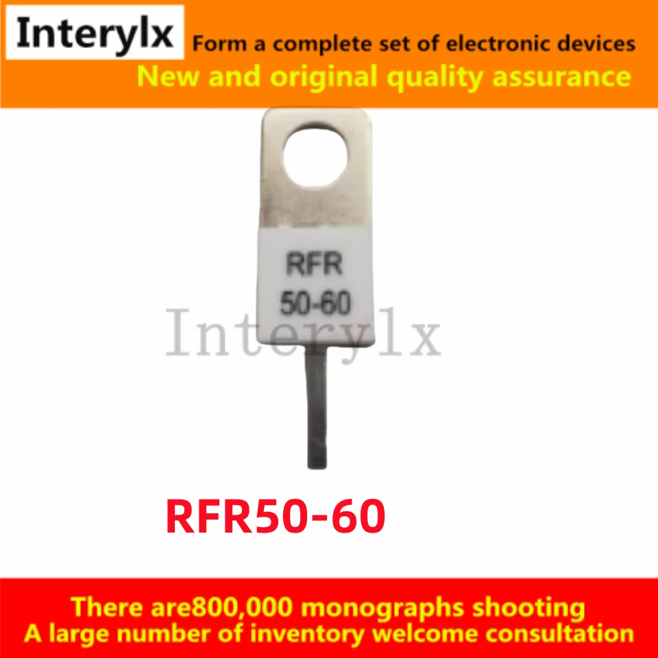 1-5 Pçs/lote resistor de carga Original RFR50-60 60W 50R 50ohm DC-6.0GHz resistor de potência RF resistor de alta frequência