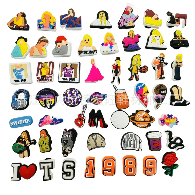 

Sneaker Garden Hole Shoe Sandal Buckle Charms DIY Decor Accessorie Hole Bag Charms PVC Removable Buckle Cartoon Sandal Accessory