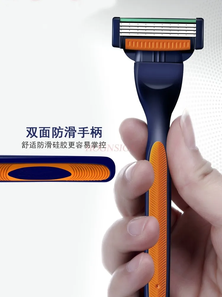Quality Men Razor Blades Stainless Steel Blade Comfortable Shaving Compatible Gillette Mach 3 Shaver Replacement Head