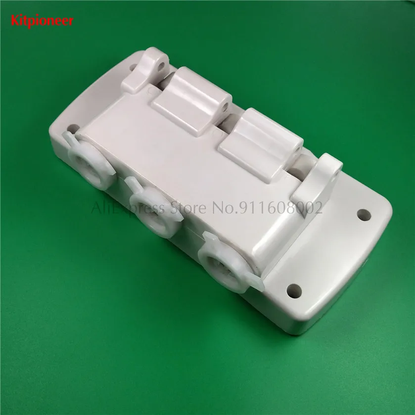 Set Of Front Panel White Valve Block Fittings BQL825 Soft Serve Machine New Spare Parts Commercial Ice Cream Makers Accessories