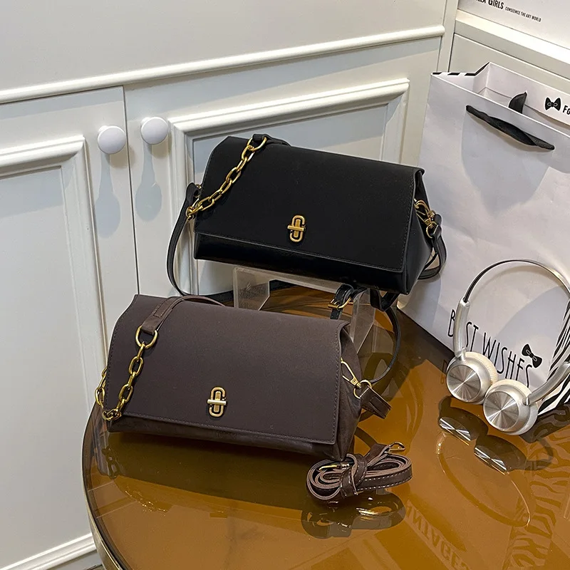 

Niche Design Square Bag, Textured Shoulder Purse, Women's Day to Night Crossbody Tote, Minimalist Sling Bag, Casual Top Handle