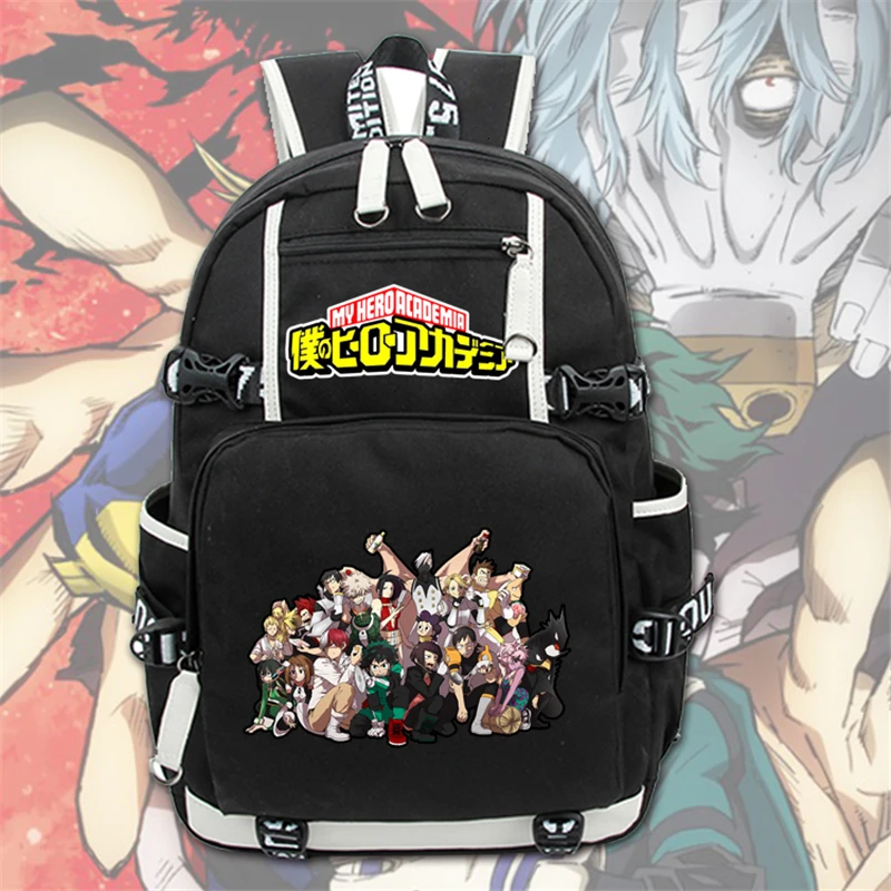 Imagem -06 - Hero Academia Mochila Escolar Boku no Hero Academia Izuku Midoriya Impressão Ombro Laptop Bolsa Bolsa de Viagem Book Bags my