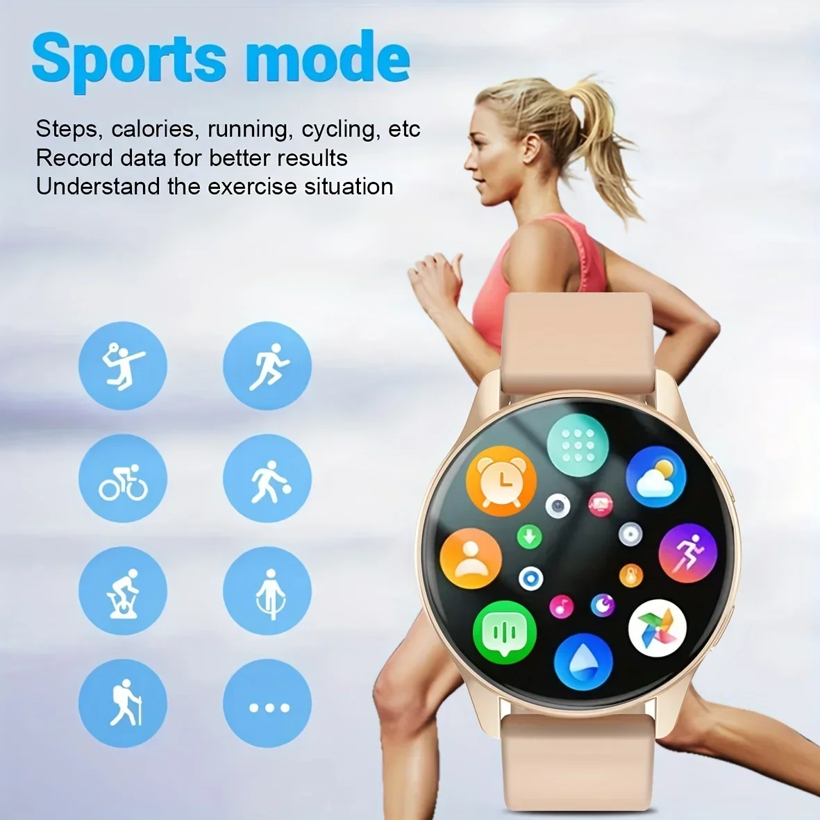 Smart Watch (Wireless Call) For Women Men, 1.28\