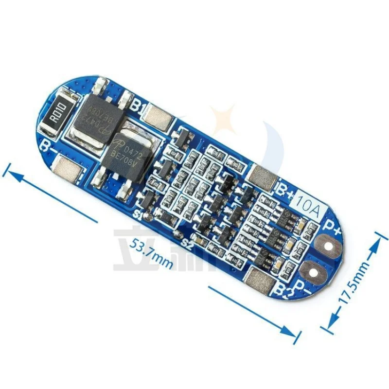 3String11.1V 12V 12.6VLithium Battery Board There was an overcharge Over-Release Short Function 10A Current L