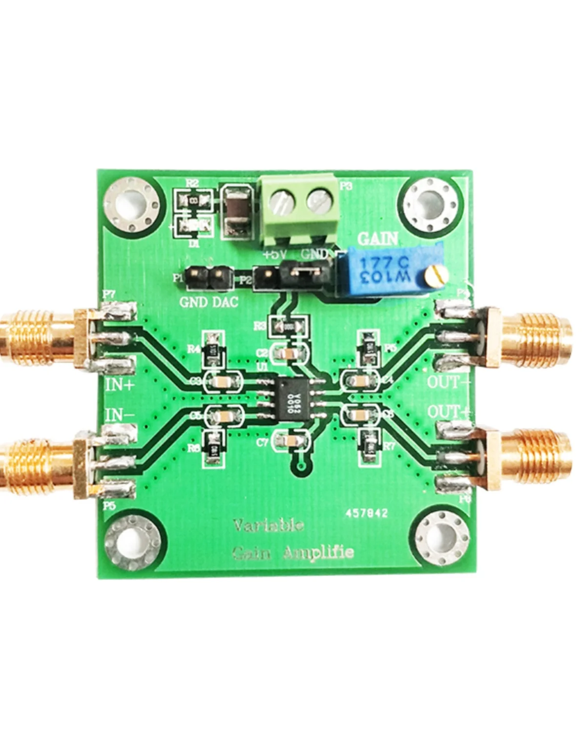 Ultra Wideband Differential Amplifier IVA-05208 Differential Input Differential Output Single Ended Input-output Circuit