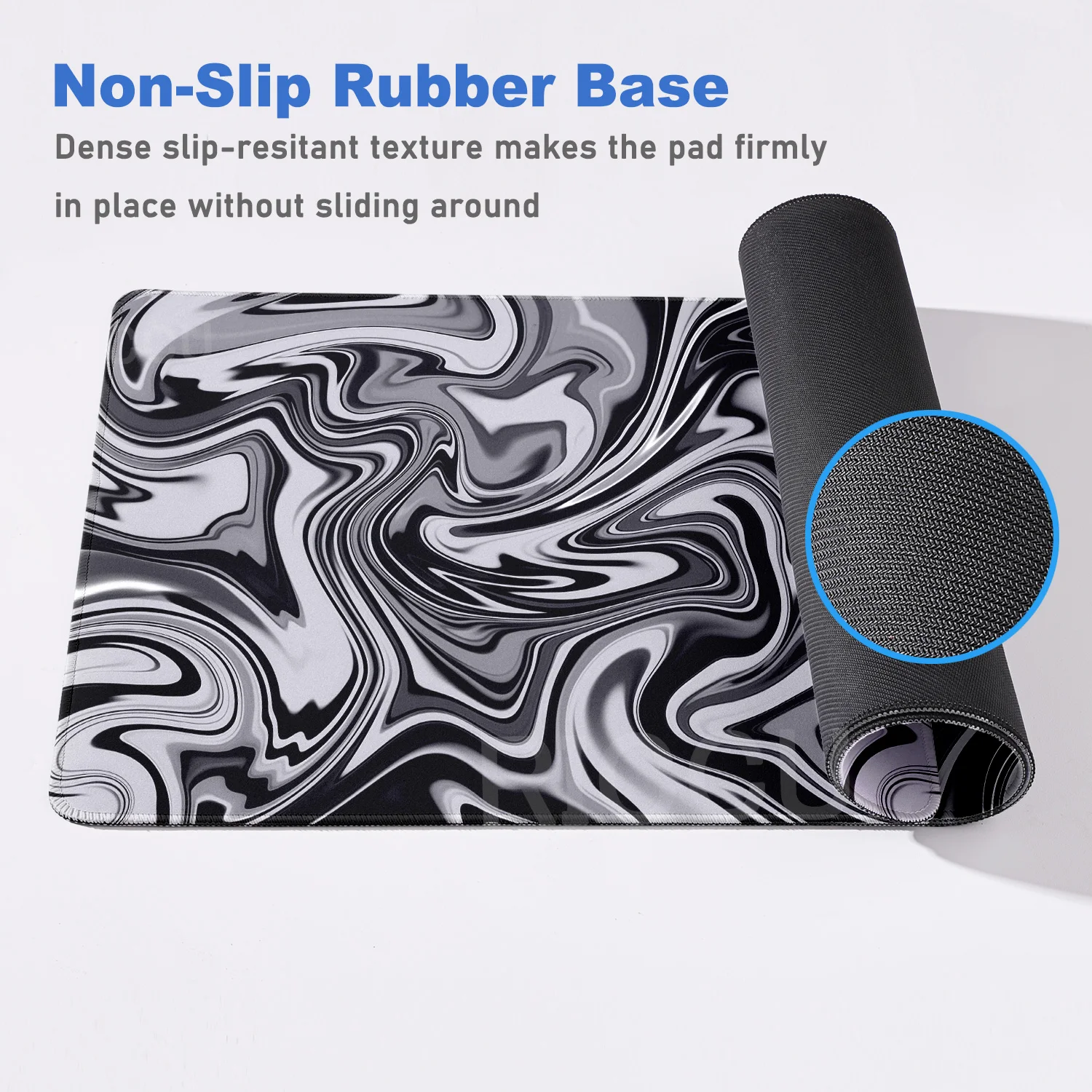 HD XXL كول الأبيض ستراتا السائل السائل 30x60 سنتيمتر ماوس الوسادة الكمبيوتر المحمول أنيمي لوحة المفاتيح ماوس حصيرة كبيرة ماوس الفأر توسيع حصيرة مكتبية