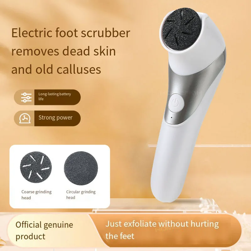 

Электрическая пилка для ног, средство для удаления мозолей, перезаряжаемая скруббер для потрескавшейся омертвевшей кожи пяток, профессиональная шлифовальная машина для ног, педикюрные станки