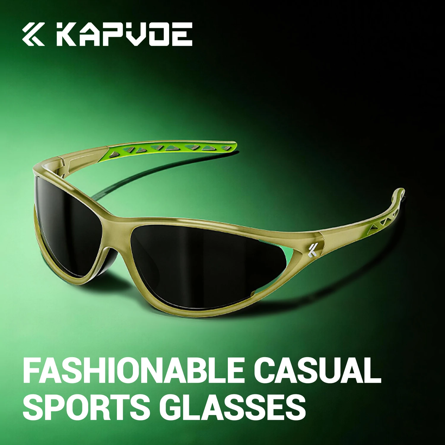 KAPVOE Schattenfreie Photochrome Radfahrbrille Modische UV400 Tag-Nacht MTB Sportsonnenbrille Unisex Golf Camping Zubehör