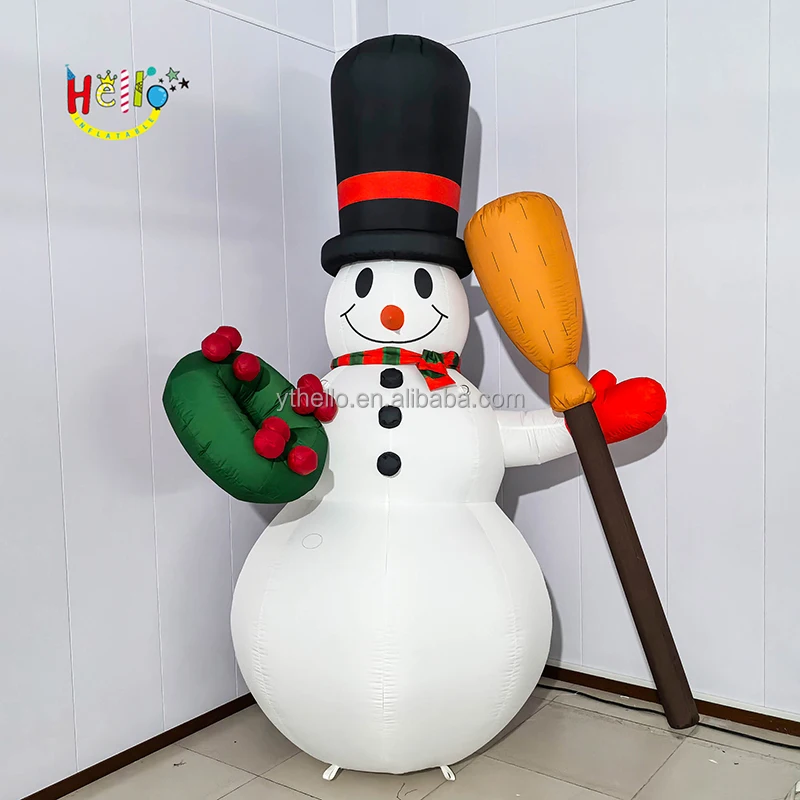 

Christmas Decorations Party Home Decor Outdoor Inflatable Snowman With Led Light