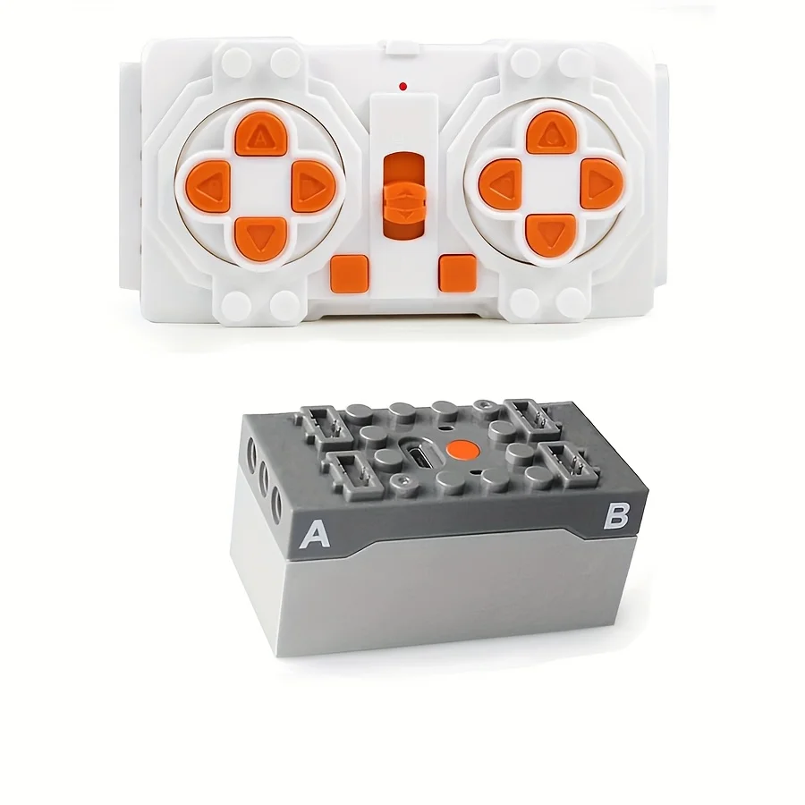 Kit de alimentação 2 em 1, conjunto de energia MOC perfeito, compatível com blocos de construção de grandes marcas