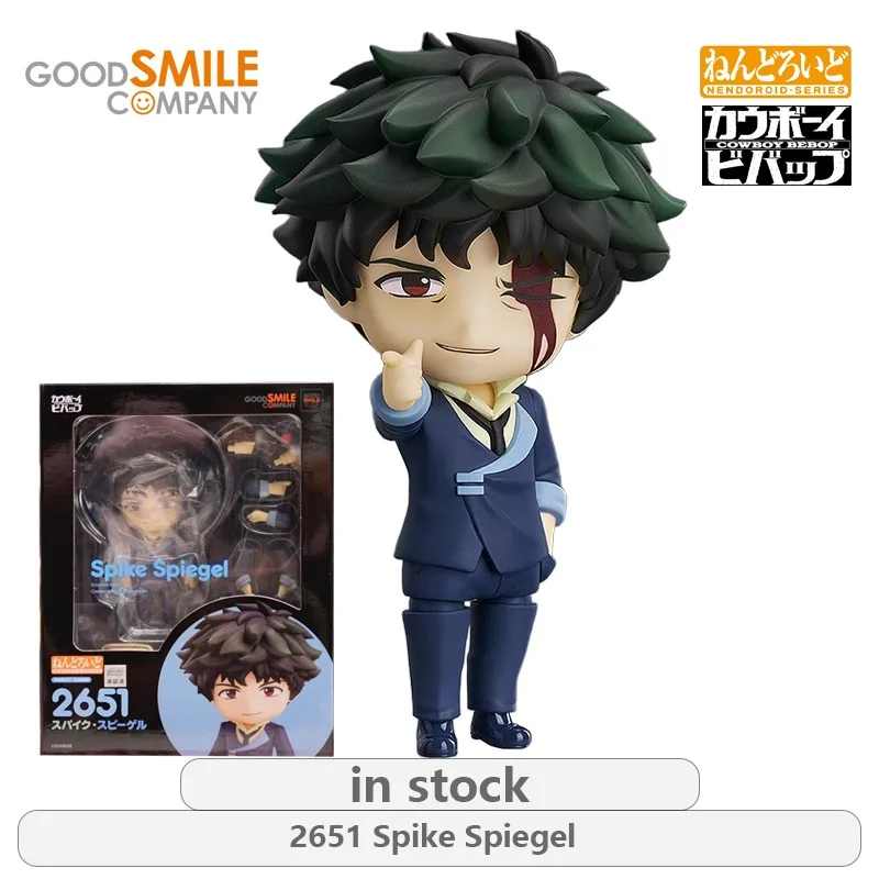 GSC الأصلي NENDOROID كاوبوي البيبوب سلسلة 2651 سبايك شبيغل \ 2652 فاي فالنتين أنيمي عمل نموذج لجسم اللعب الهدايا للأولاد #2
