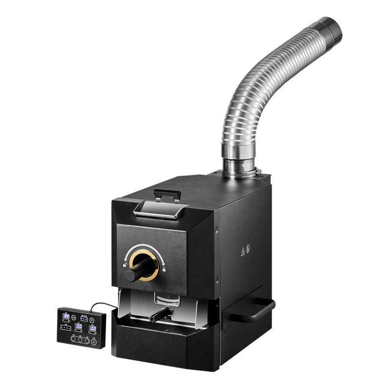 

Smokeless Coffee Roaster Machine New Design Black Coffee Roasting Machine 500g Capacity Coffee Beans Roaster Machine