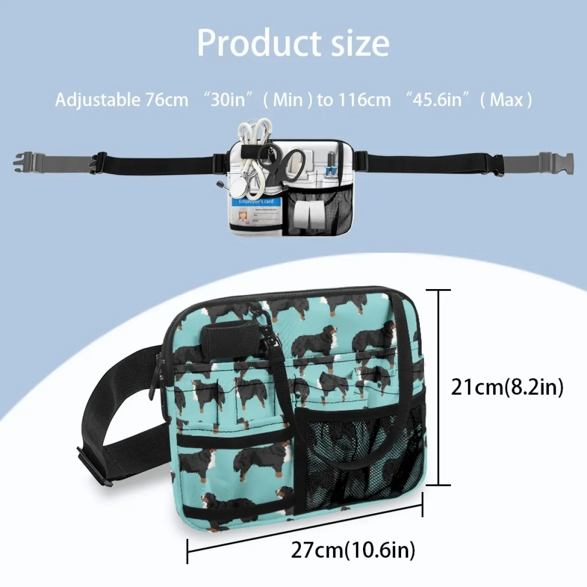 New Dog Fanny Pack Emergency Adjust Strap Waist Bags for Women  Brand Design Belt Organizer Storage Zipper riñoneras Para Hombre