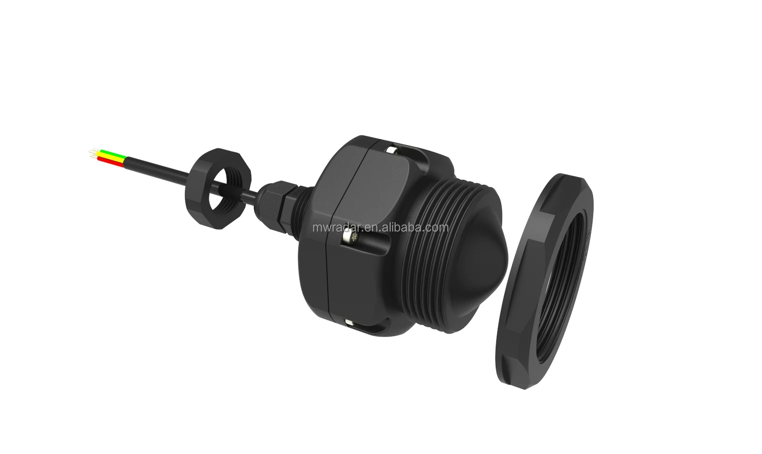 LUDA Industrial-Grade 80GHz FMCW Radar Sensor RS485 Interface High-Precision Distance Level Height Liquid Level Sensors