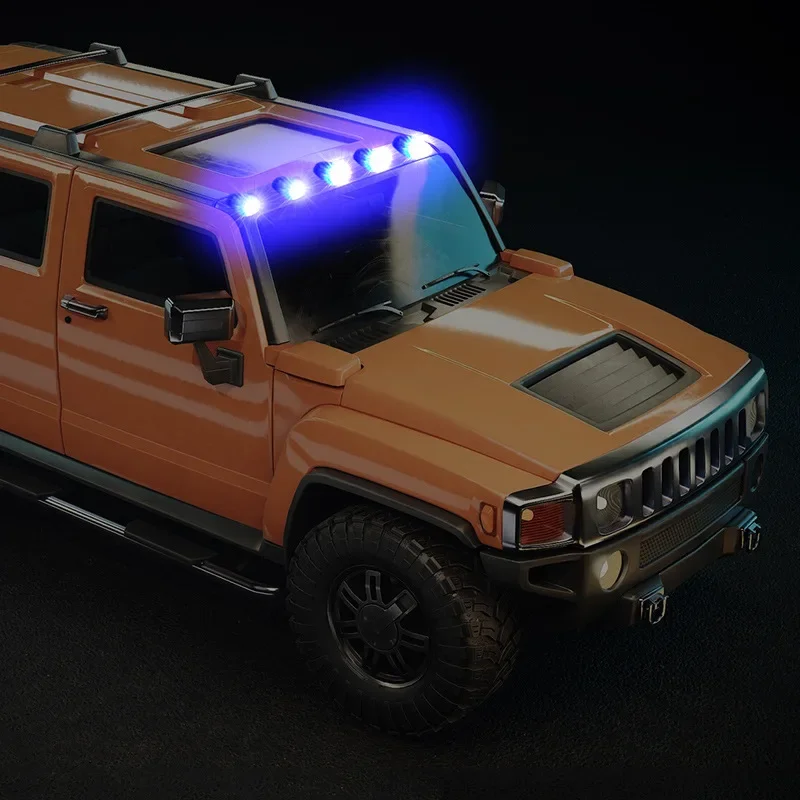 Solar Roof Warning LED Light Remote Control Mouse Light Truck Pickup Roof Modification Lamp