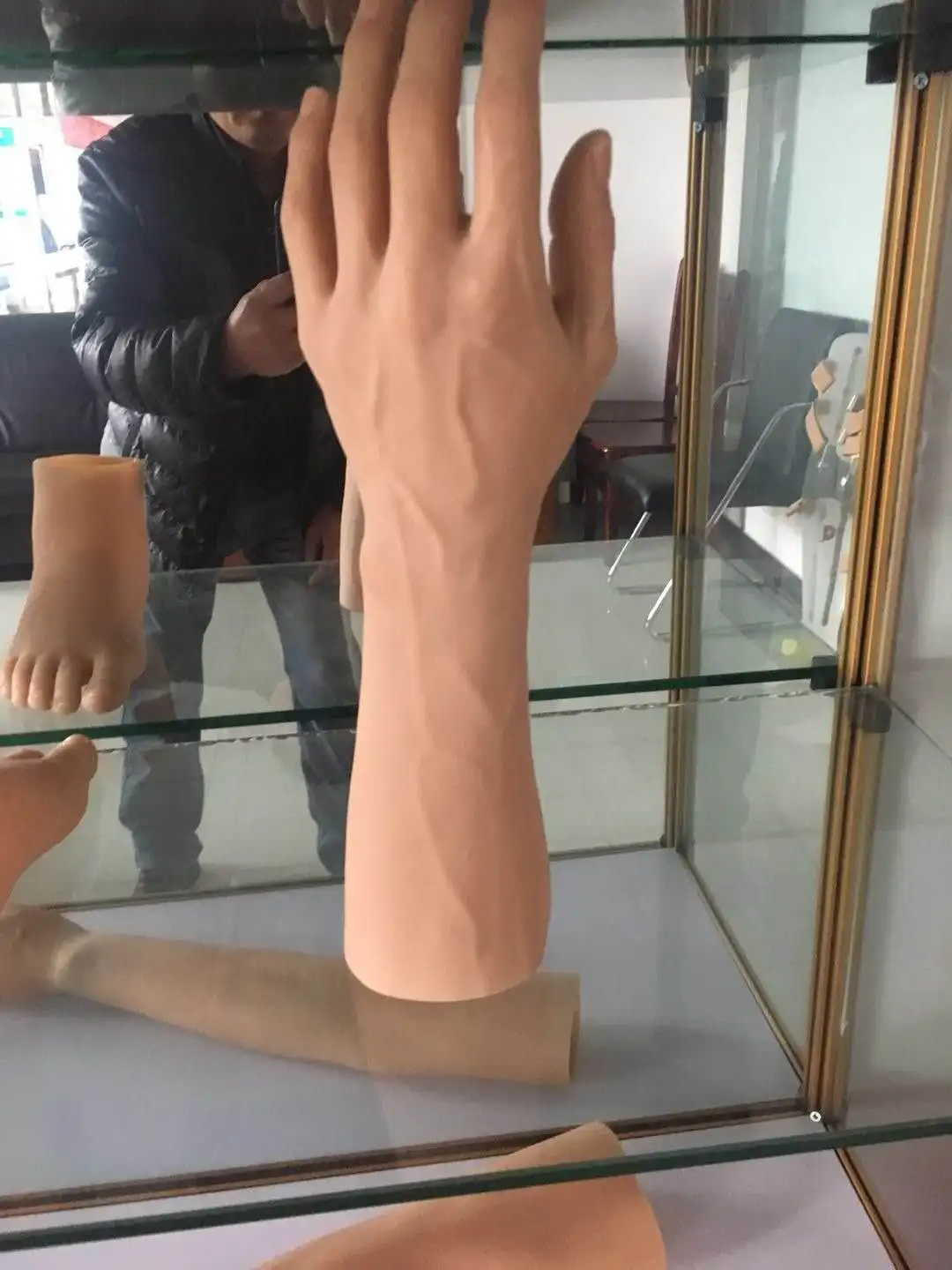 Palm, simulated beauty hand, silicone material arm skin, customized size