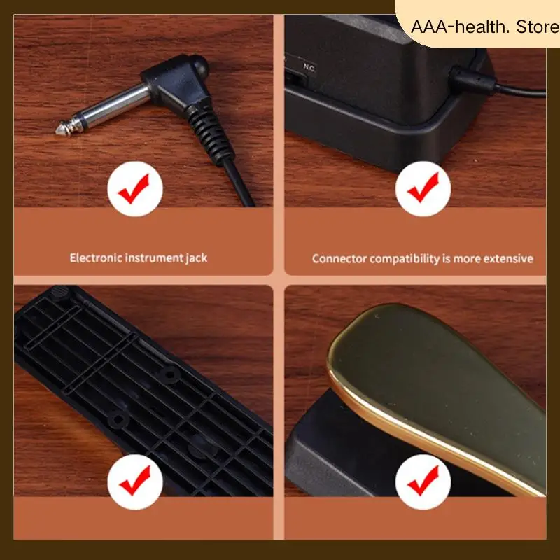 

Sustain Pedal With Polarity Switch Electronic Piano Keyboard Foot Pedal Musical Instrument Accessories-AA74