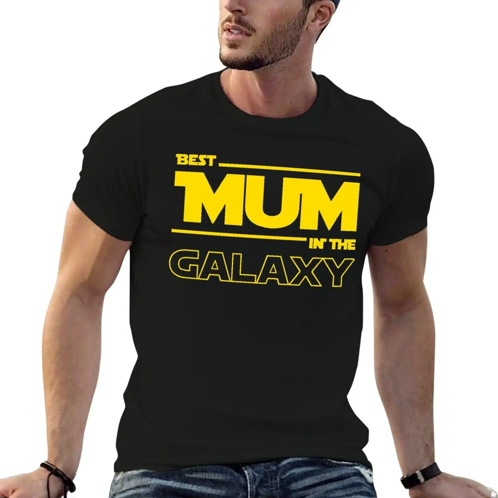 

Best Mum In The Galaxy T-Shirt man graphic t shirt cotton t shirts high quality T-Shirt
