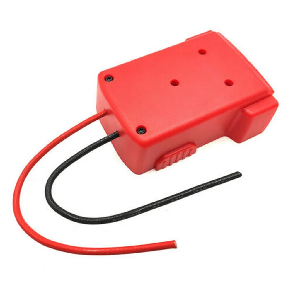 Battery Adapter for Milwaukee M18 XC18 18V Li-Ion Battery DIY Power Tool Battery Converter 12 Awg Wires Connector Conversion