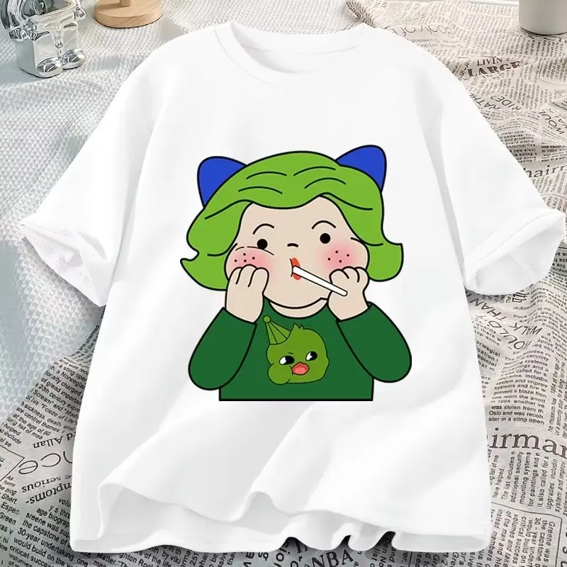 Summer Streetwear Personalised Casual Basic Anime Comfortable Vintage Harajuku Custom Fashion Pure Cotton Oversized T-shirt Top