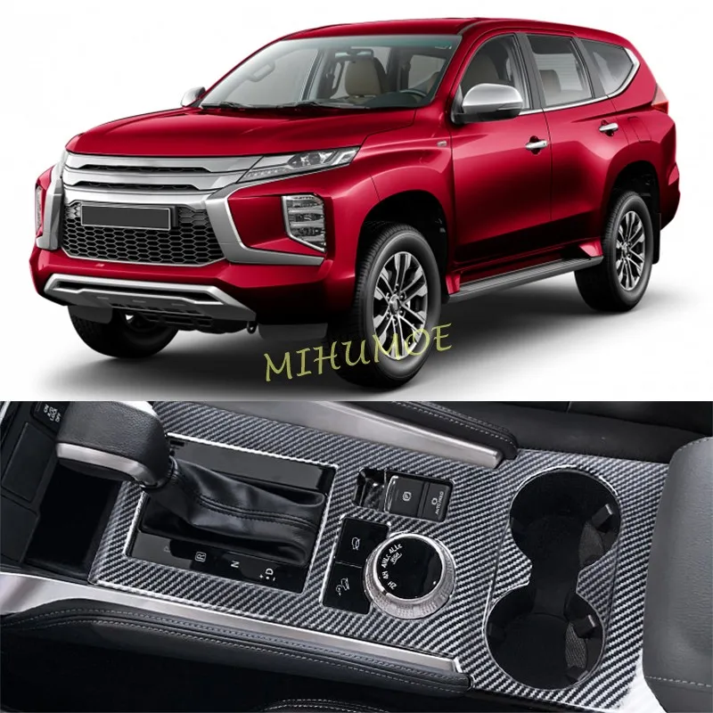 

Внутренняя наклейка на панель переключения передач для Mitsubishi Montero Sport Pajero Sport 2020 2021 2022 2023 2024 2025 из углеродного волокна