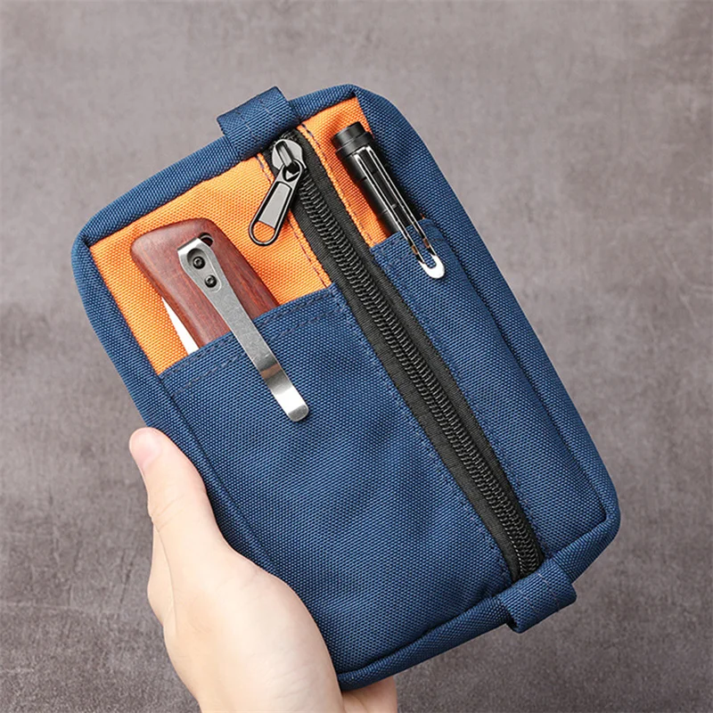 Dompet EDC dompet Mini tas multifungsi, dompet koin Mini untuk berkemah, mendaki, portabel, luar ruangan, tas penyimpanan alat EDC