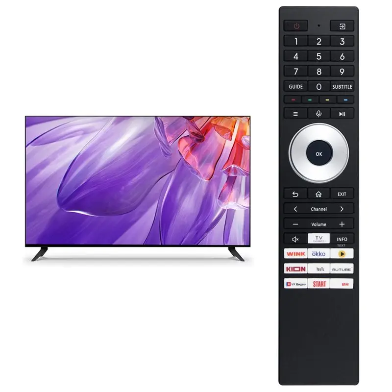 B76B Replacement Remote Control ERF3AI98T for TOSHIBA Smart TV, Durable ABS Black Remote