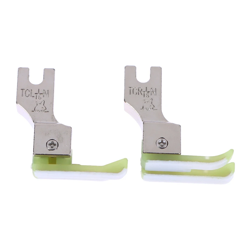 TCL/TCR 1/16N Right/Left Plastics Compensating Presser Foot For Industrial Lockstitch Sewing Machine Single Needle Presser Foot