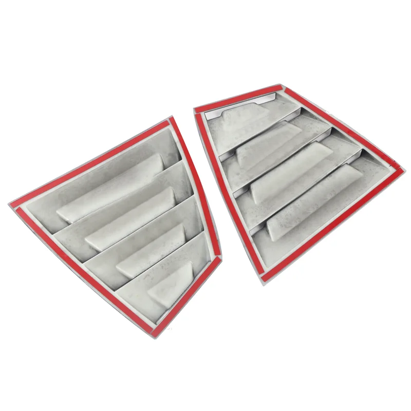 ماتي الأسود الجانب الخلفي تنفيس ربع نافذة كوة مصراع غطاء الكسوة لسوبارو WRX /WRX STI 2015-2021