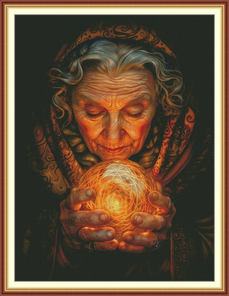 

Dragon Inspiration - Where is the Future cross stitch kit aida 14ct 11ct count print canvas cross stitches needlework embroider