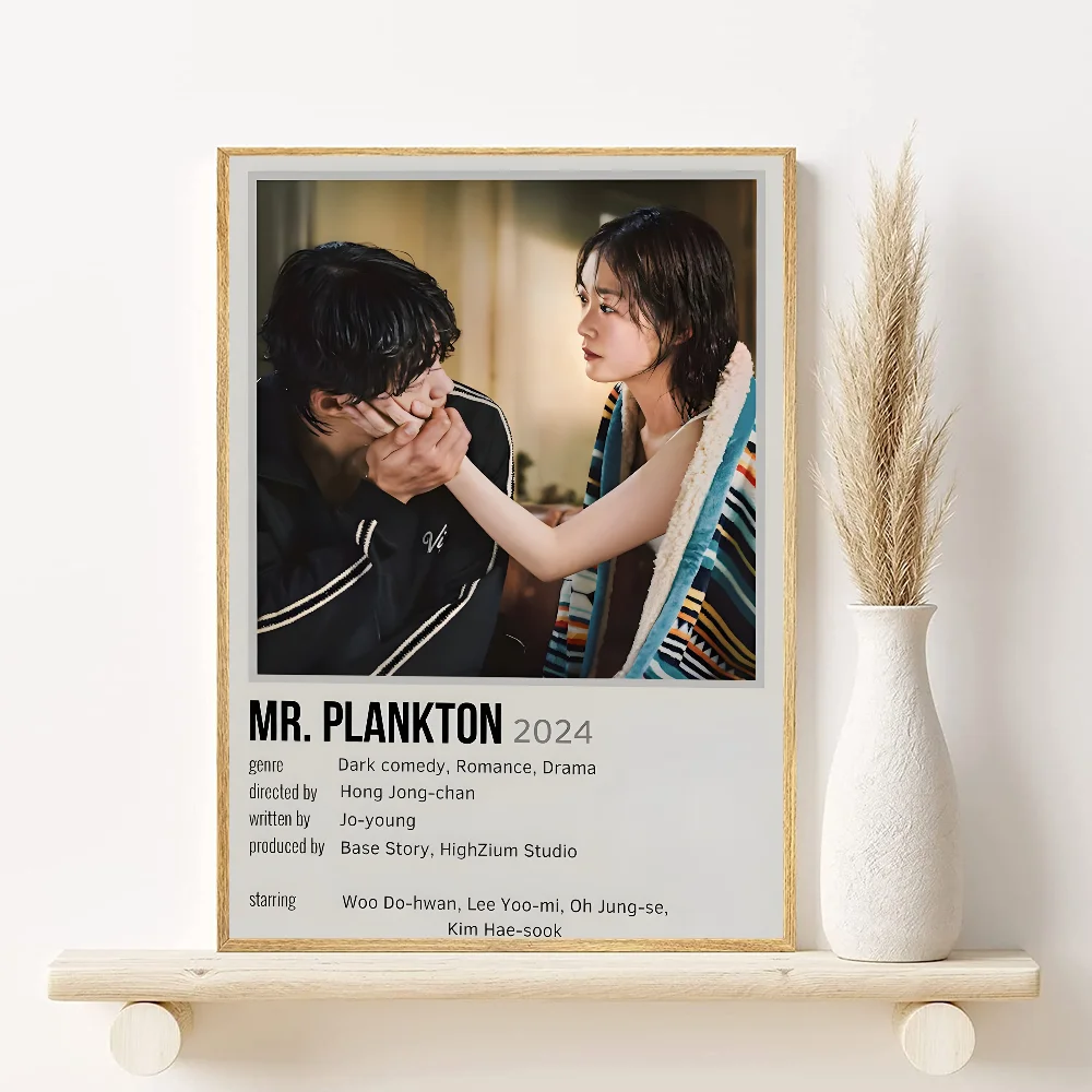 Mr. Plankton Korean TV Poster HD Art Sticky Wall Waterproof Home