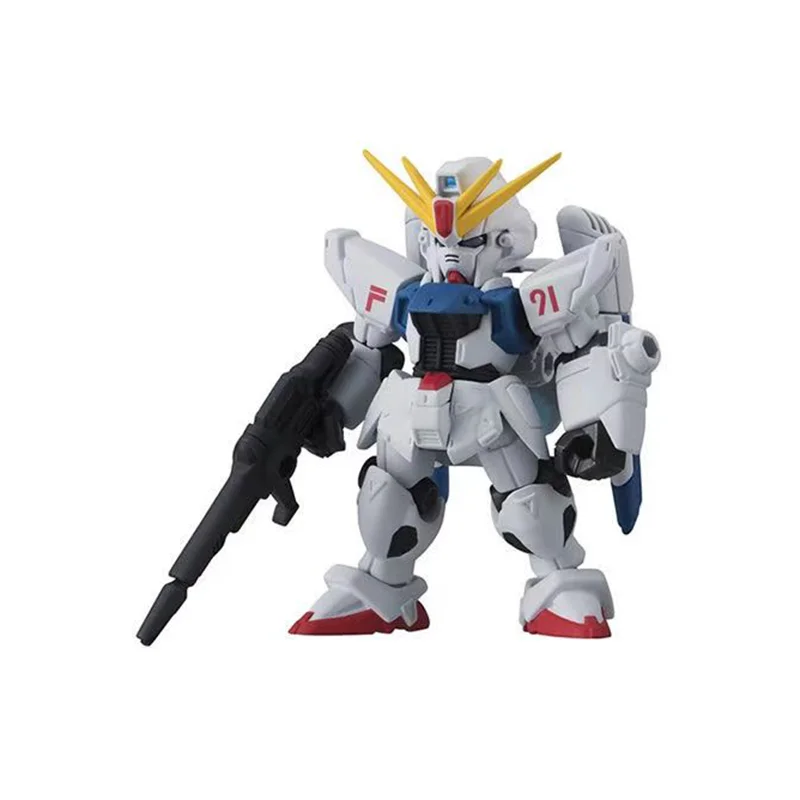 Bandai Genuine Gundam MSE08 Gashapon Toys F91 Heavygun Hyzenthlay Ⅱ Gundam Anime Figure Model Decoration Creative Gifts