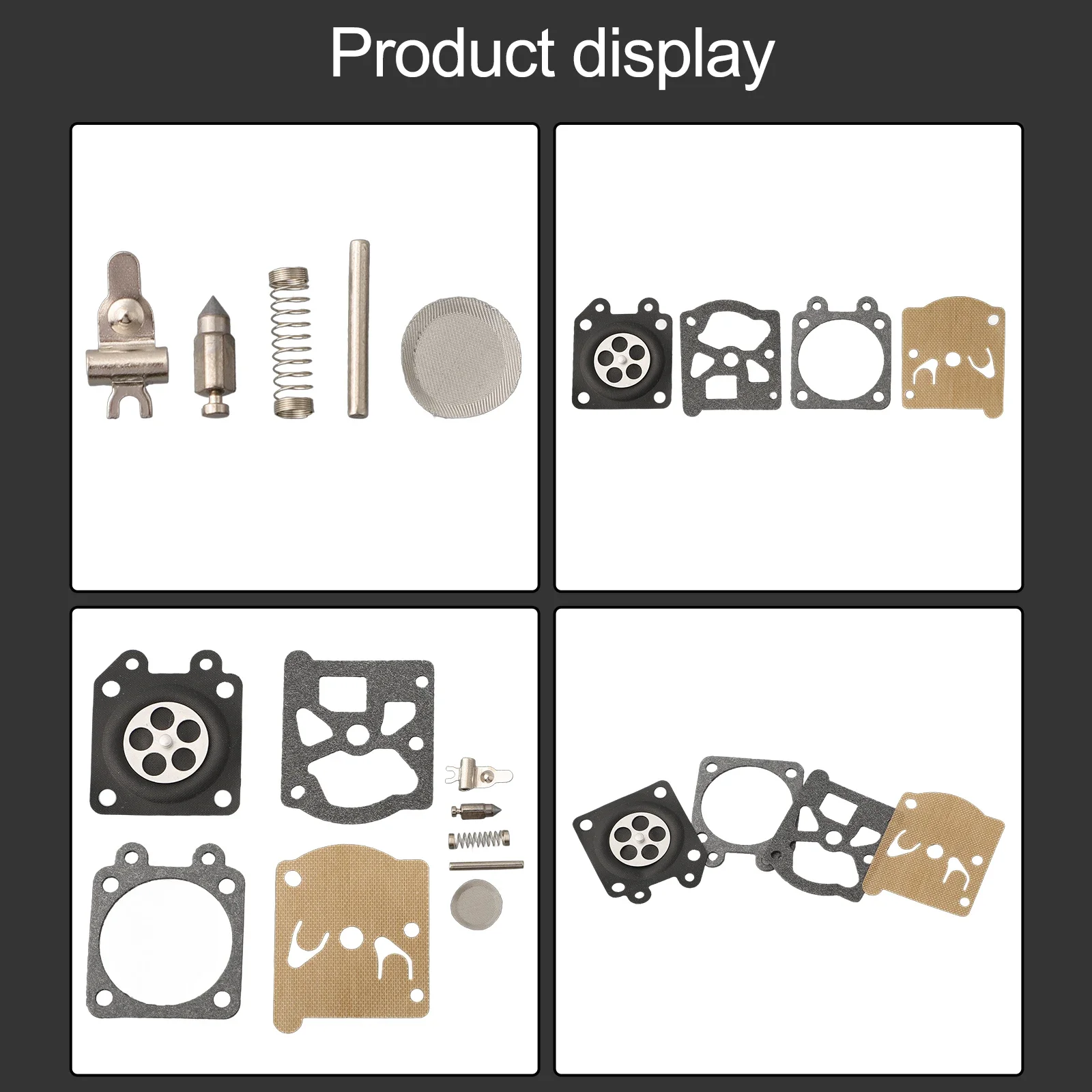 

Sufficiently Crafted Replacement Parts Featuring Both A Functionalized For Carburetor And A Matching Set Of Diaphragms