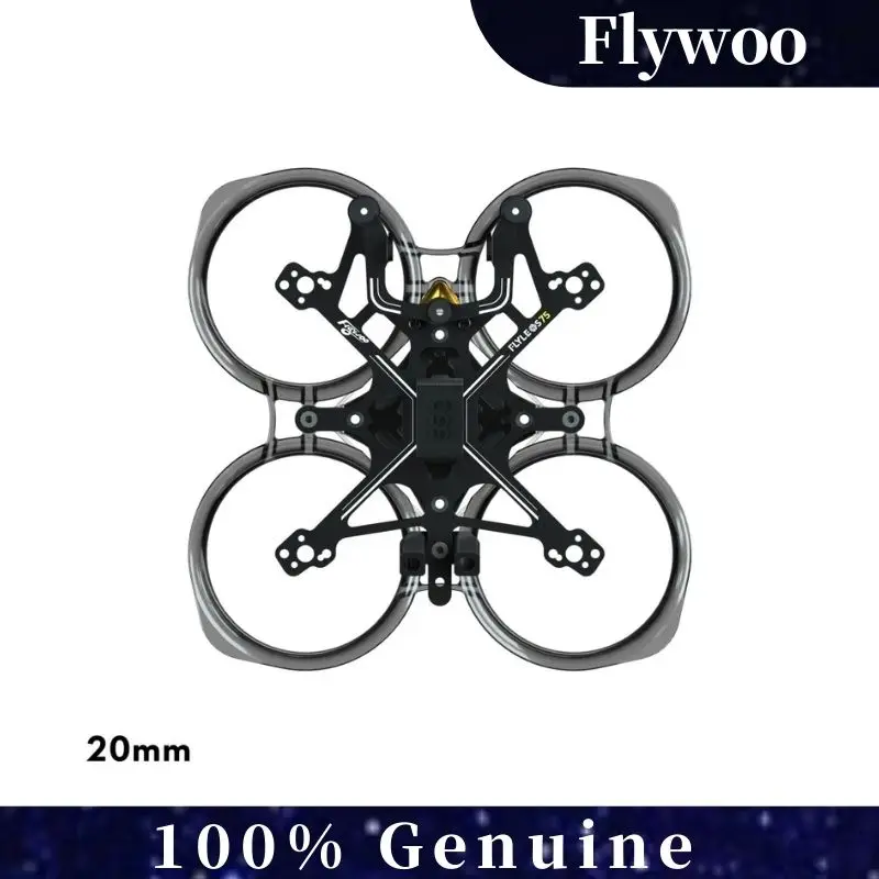 

Flywoo FlyLens 75 1,6-дюймовый комплект рамы для дрона FPV для O3 Lite O4 O4 Pro, радиоуправляемый квадрокоптер из углеродного волокна, строительные детали своими руками с оборудованием