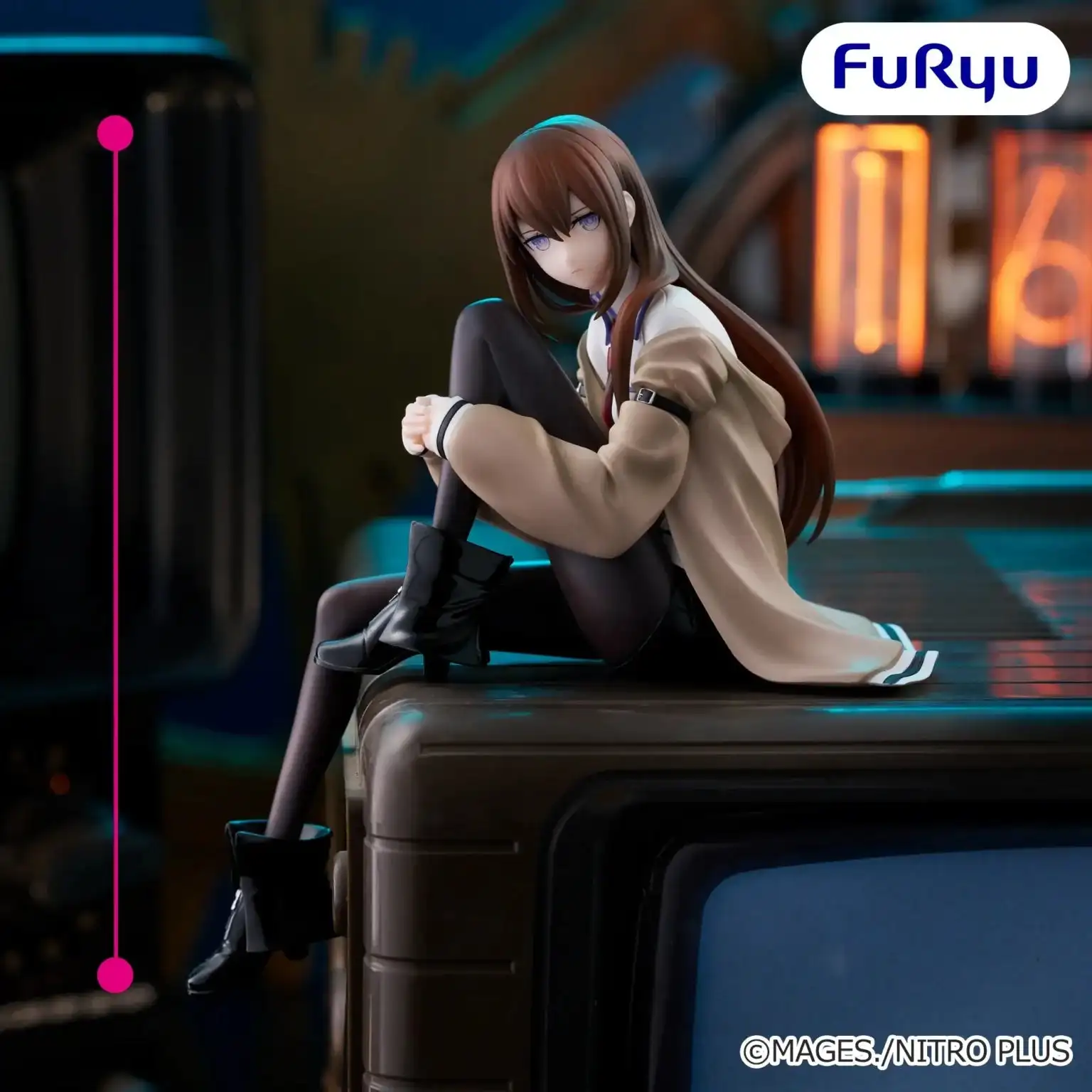 Оригинальная фигурка Judai FuRyu Steins;Gate Makise Kurisu Noodle Stopper, коллекционная модель
