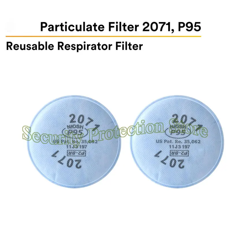 2071 2078 P95 Respirator Filter Helps Protect Against Oil And Non-Oil Based Particulates