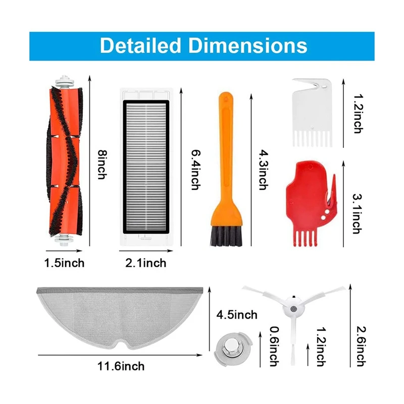 Аксессуары для робота-пылесоса Xiaomi Roborock S50, S55, S6