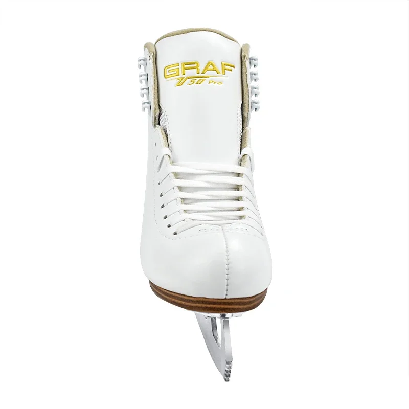 Winter 26#-43# Synthetic Leather Cotton Fabric Stainless Steel Blade Ice Figure Skate Boots ice skating shoes for kids Asia Only