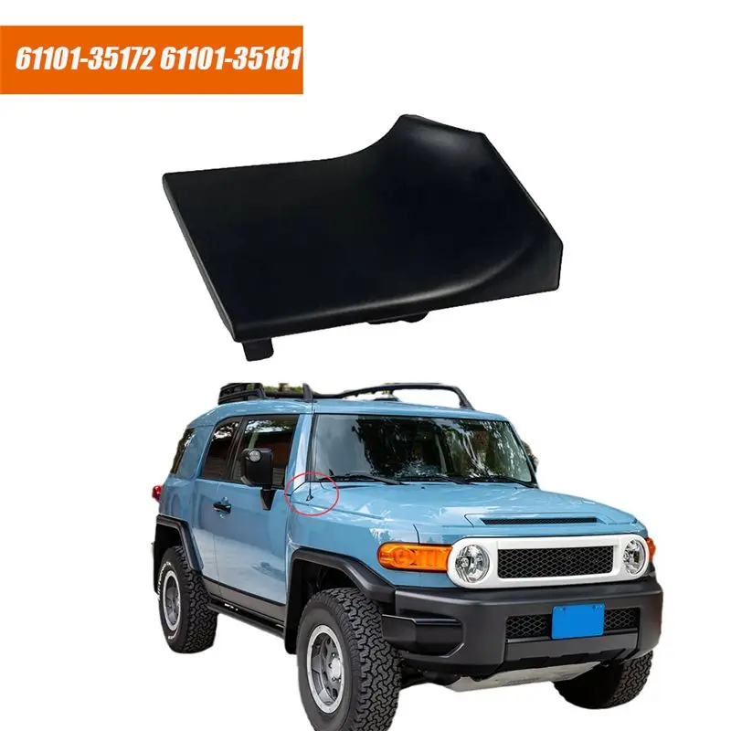 A99F-Left Front Side Fender Upper Panel 6110235132/61102-35141 For Toyoda FJ Cruiser 2007-2011 Car Hood Wing Neck Trim Plate Par - view 2