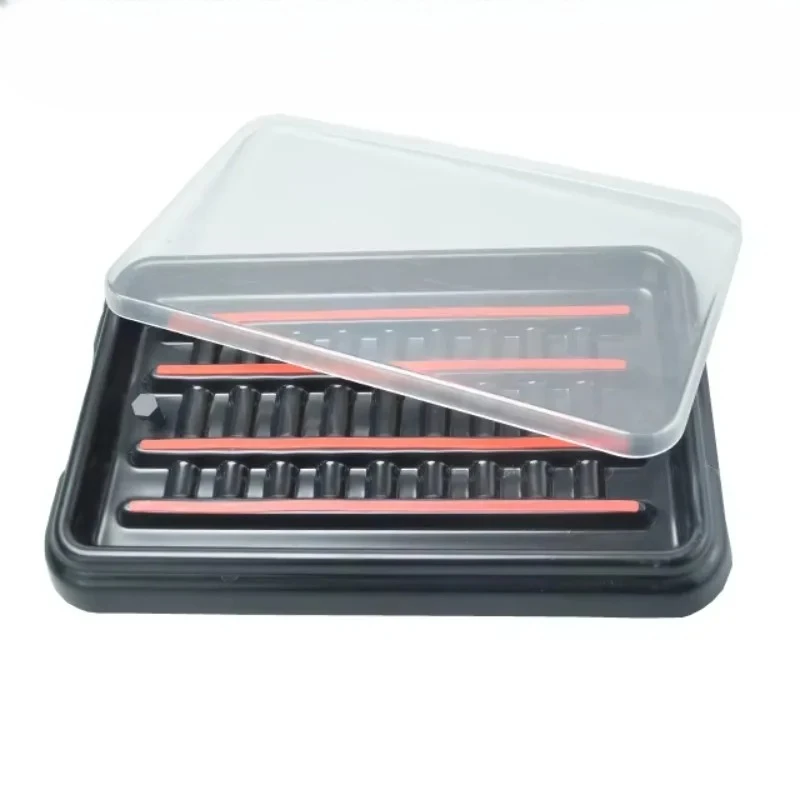 

20 microscope slim-de staining tray set Plastic staining tray, transparent cover